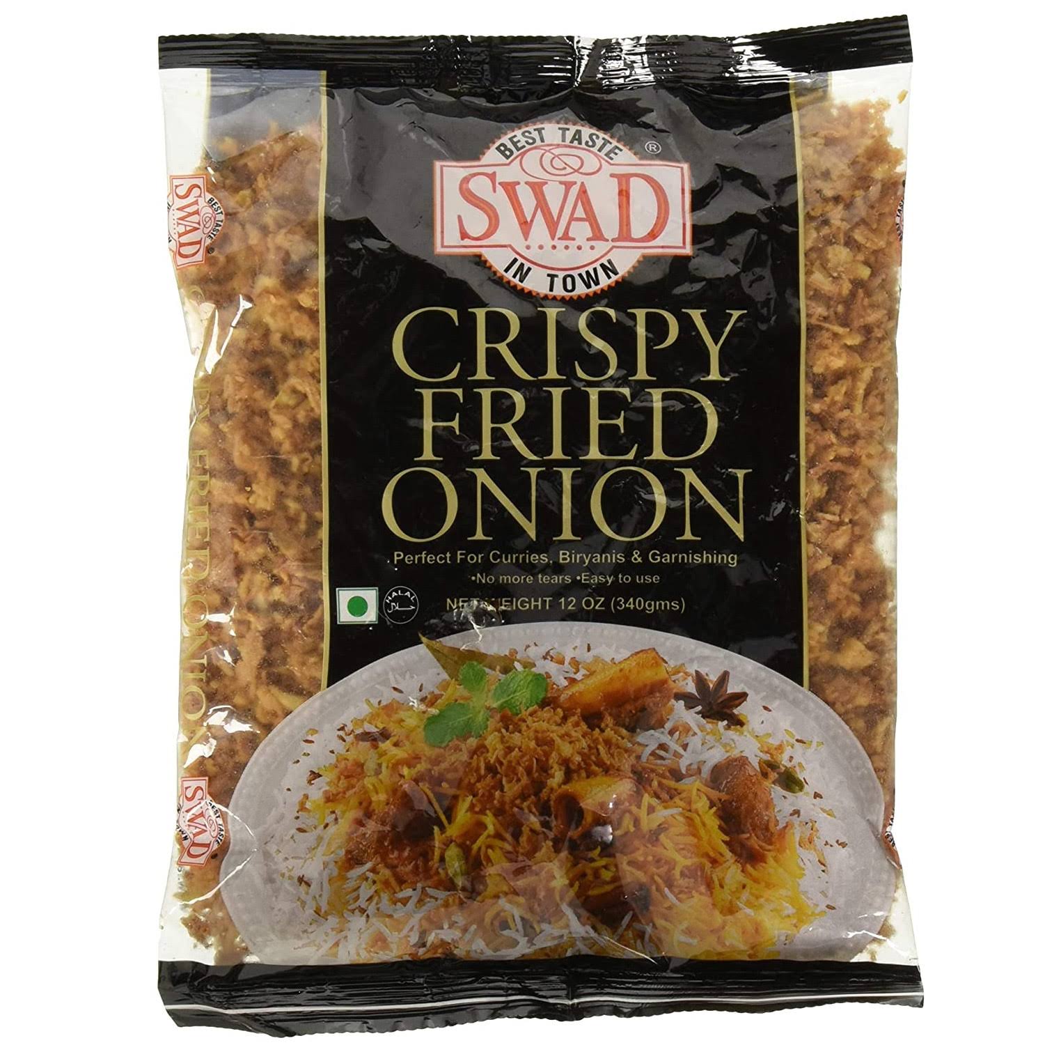 Swad Crispy Fried ONION. 12oz Bag