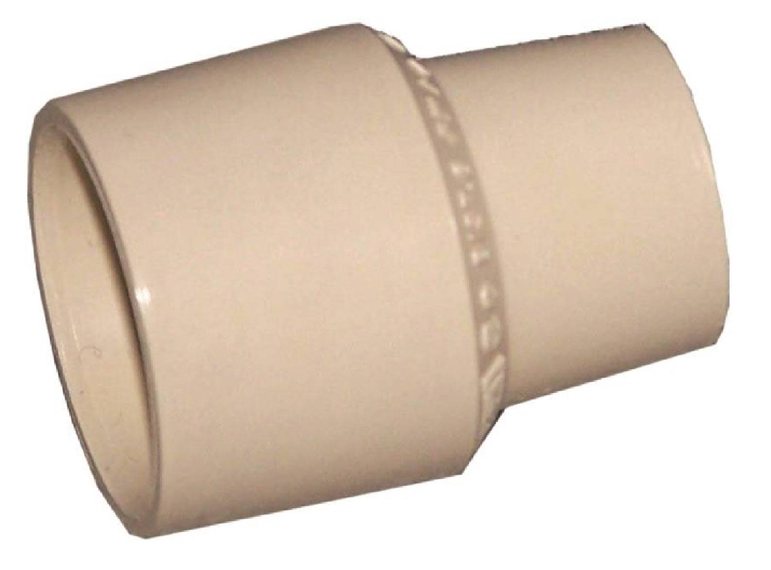 NIBCO T00050D Pipe Coupling, 3/4 x 1/2 in, CPVC, SCH 40 Schedule