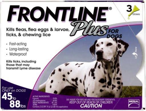 Frontline Plus For Dogs - 3 Doses