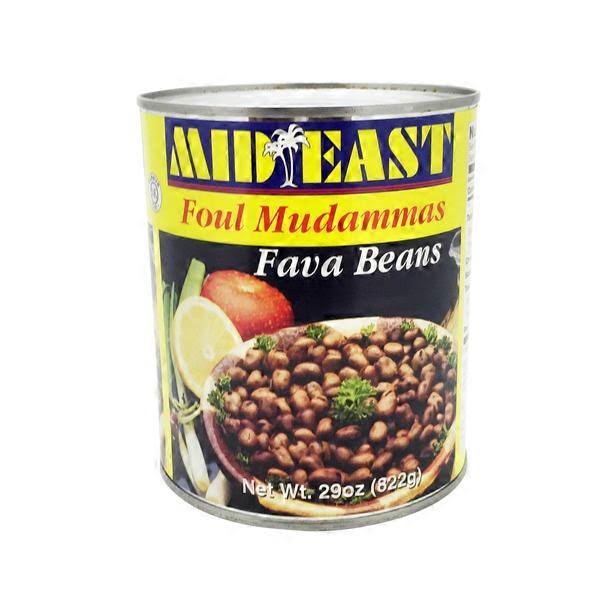 Mid East. Small Fava Beans Cans - 30 Ounces - Armen Market - Delivered by Mercato