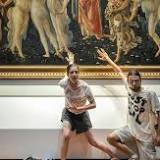 Climate activists in Italy were dragged away by museum staff after they glued their hands to Botticelli's iconic 'Primavera ...