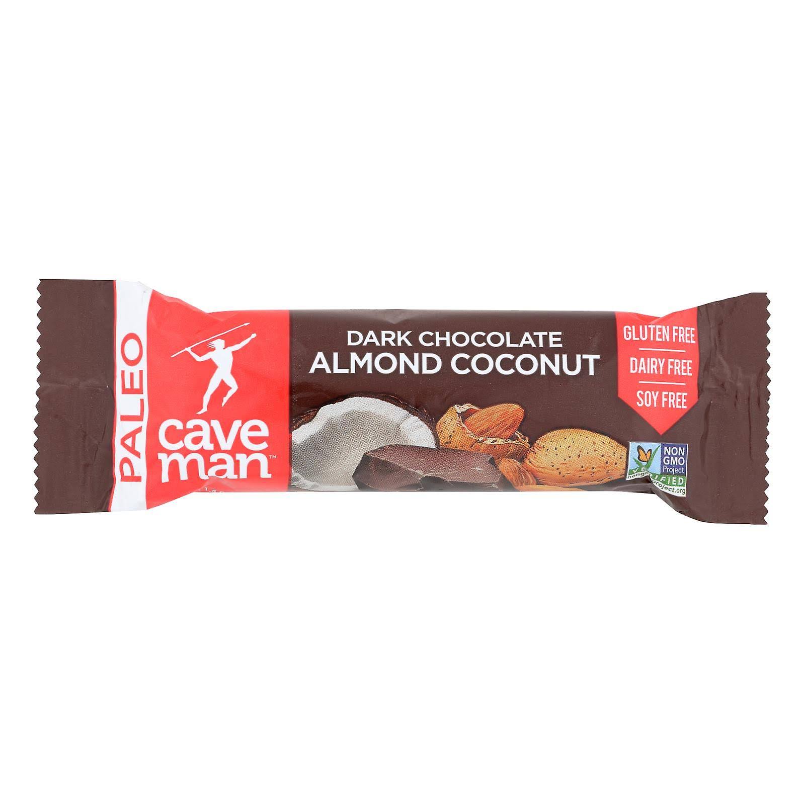 Caveman Foods Dark Chocolate Almond Coconut Bar