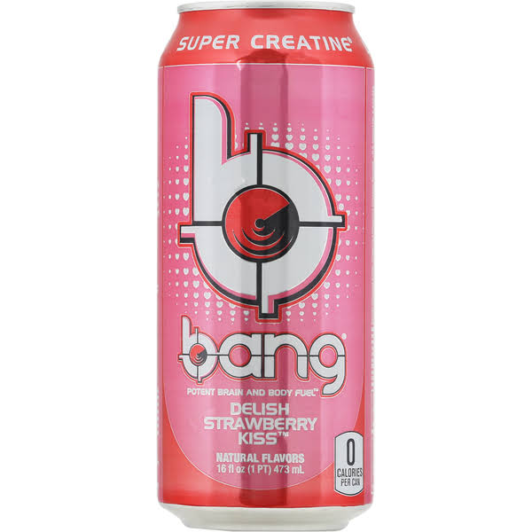 Bang Energy Drink, Delish Strawberry Kiss - 16 fl oz