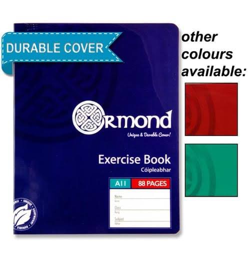 Ormond A11 Durable Cover Copy Book - Green