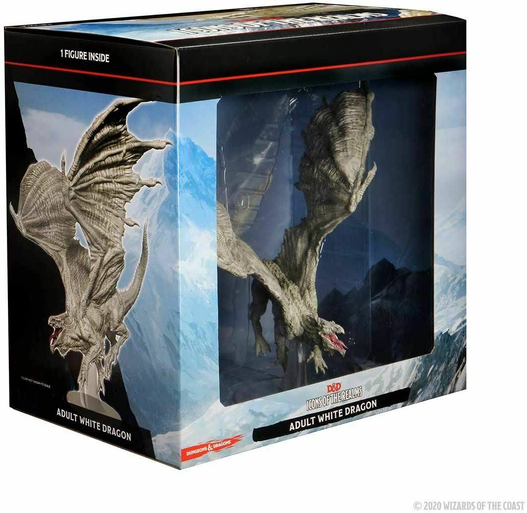 D&D Icons of The Realms Adult White Dragon Premium Figure
