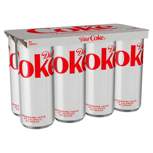 Diet Coke - 330ml, 8pk