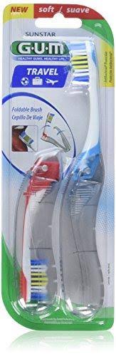 Gum Foldable Travel Toothbrush - 2 pack