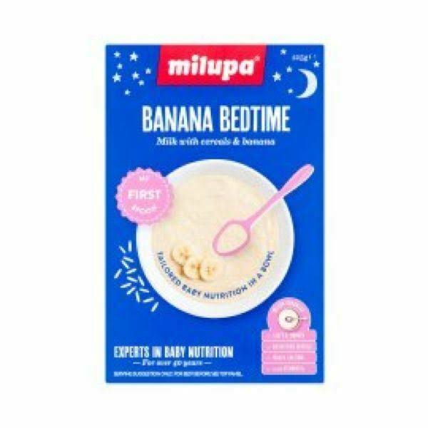 Milupa Banana Bedtime Baby Food - 4 to 6 Plus Months, 125g