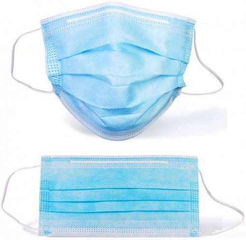 Face Masks Disposable 3 Ply Face Masks Pack - 10 Pack
