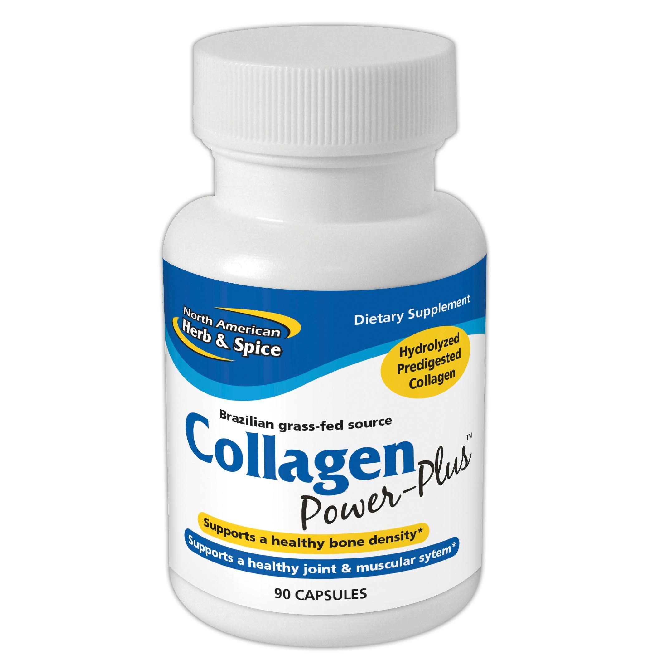 North American Herb & Spice Collagen Power Plus - 90 Capsules