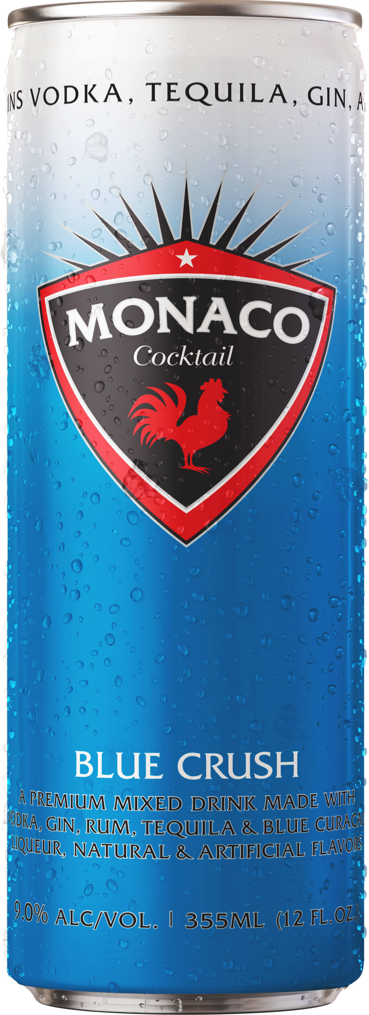 Monaco Cocktail, Blue Crush - 355 ml