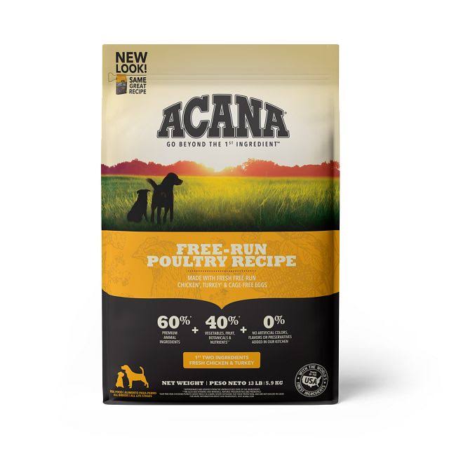Acana Free-run Poultry Formula Grain-Free Dry Dog Food