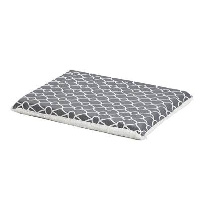 Midwest Quiettime Reversible Crate Pad - Grey, Small