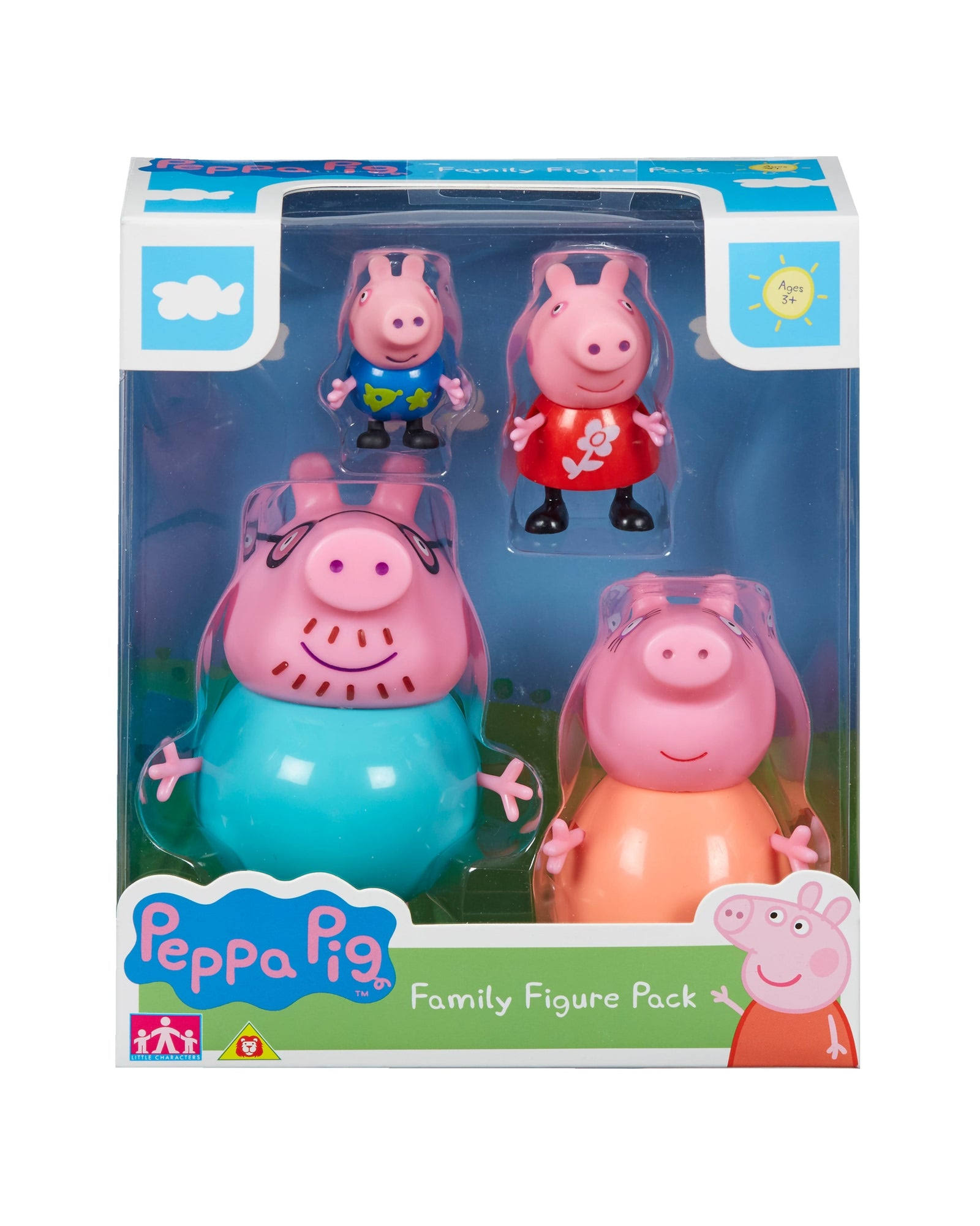 Peppa Pig Family Figure Pack - 4pk