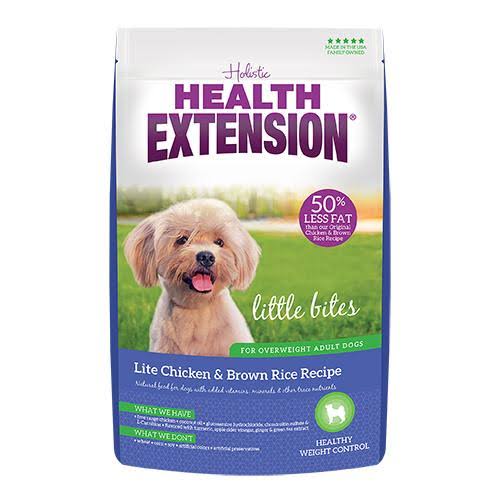 Health Extension Little Bites Lite Chicken & Brown Rice Recipe Dry Dog Food 1-lb