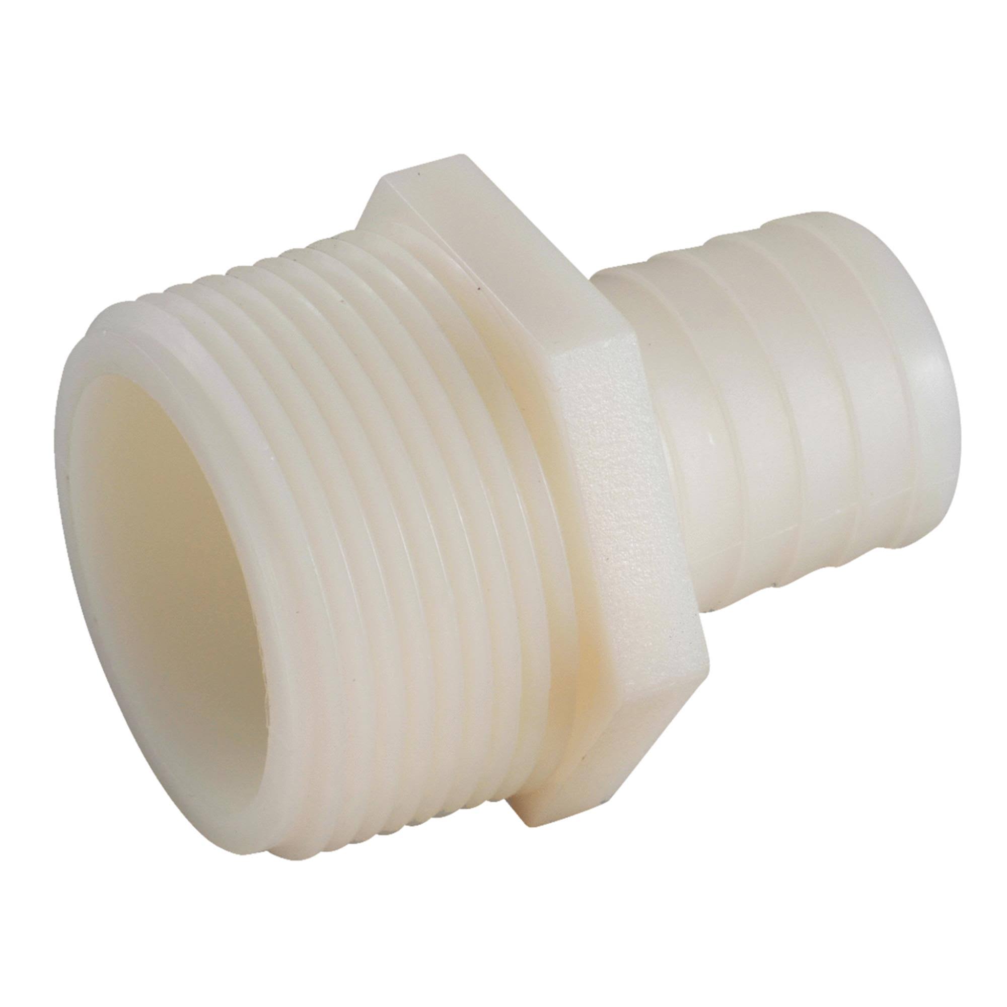 Anderson Metals Corp Nylon Hose Adapter - 1/2" x 3/4"