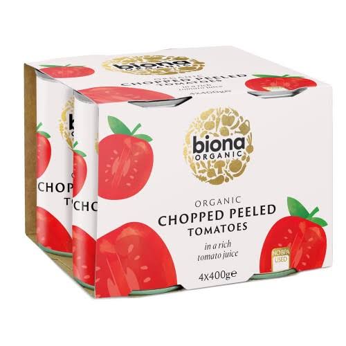 Biona Chopped Tomatoes 4-pack 1600g