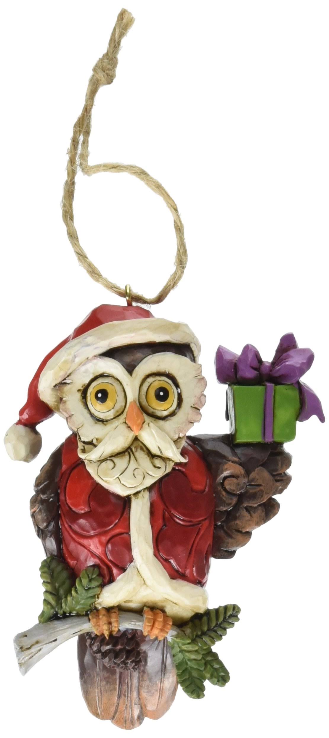 Jim Shore Collectible and Figurine Christmas Owl Ornament One-Size
