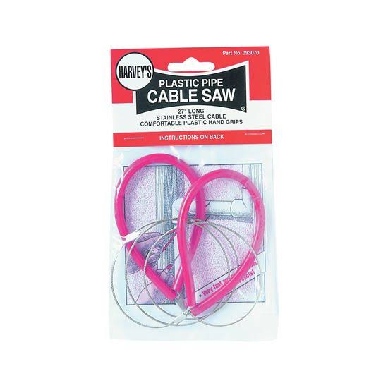 Harveys Saw Plastic Pipe Cable - Silver, 27"