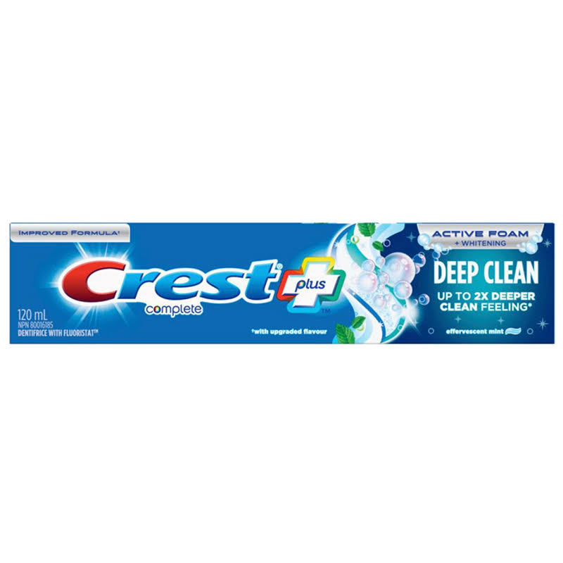 Crest Complete Whitening Plus Deep Clean Toothpaste