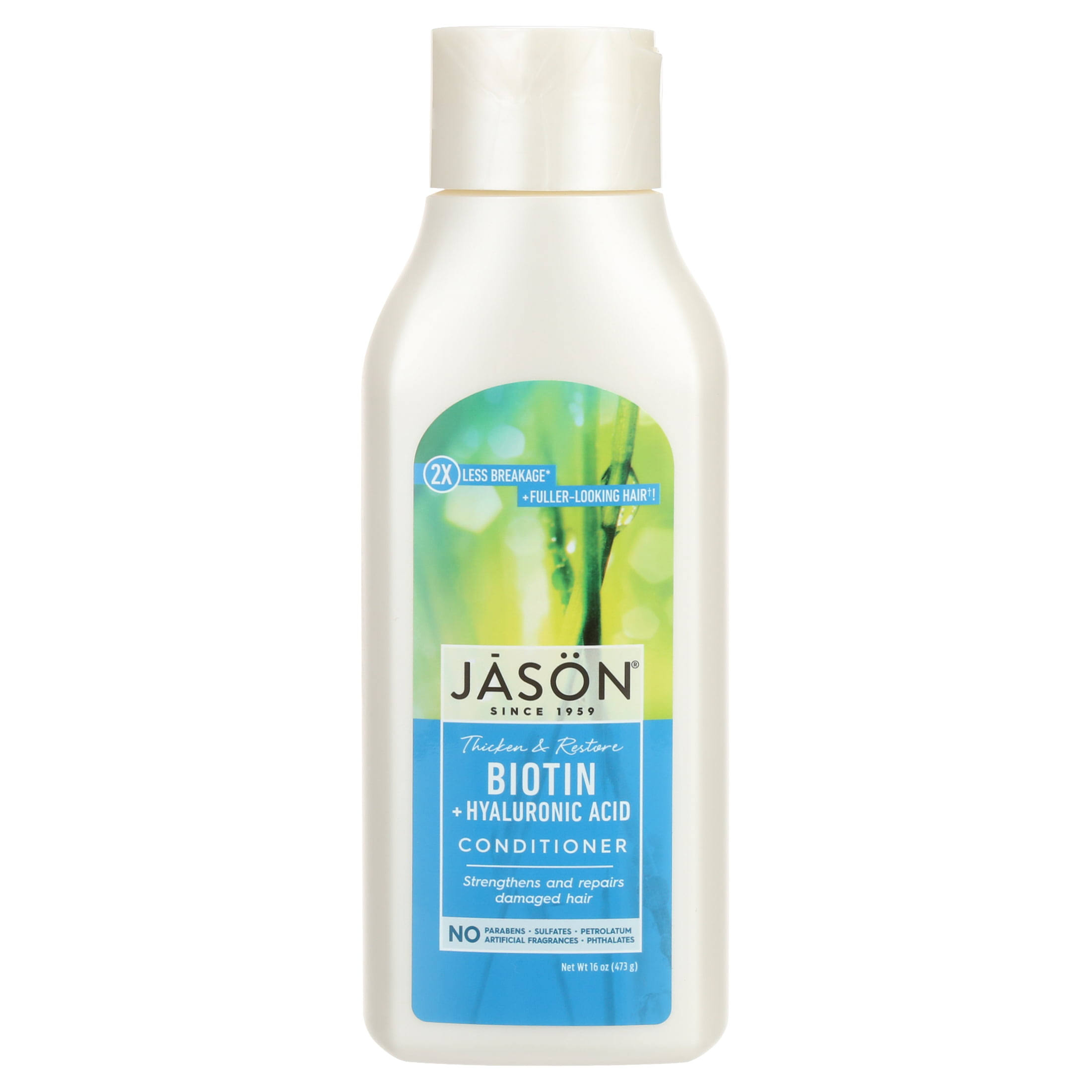 Jason Shampoo, Thickening, Biotin + Hyaluronic Acid - 16 fl oz
