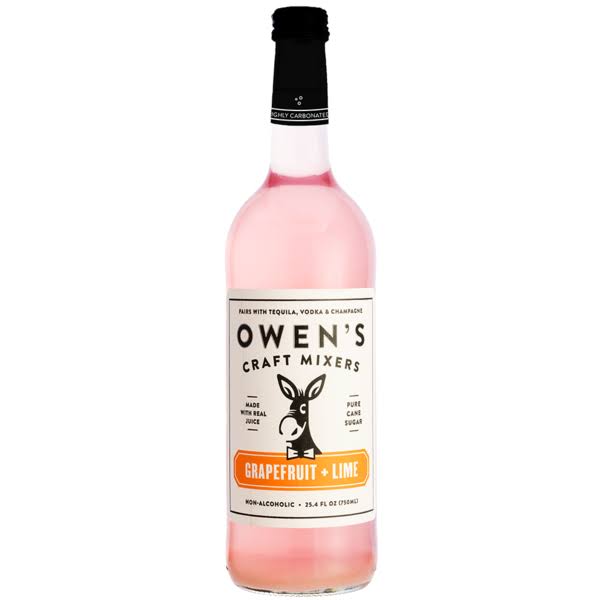 Owen's Craft Mixers Grapefruit with Lime, 750 ml