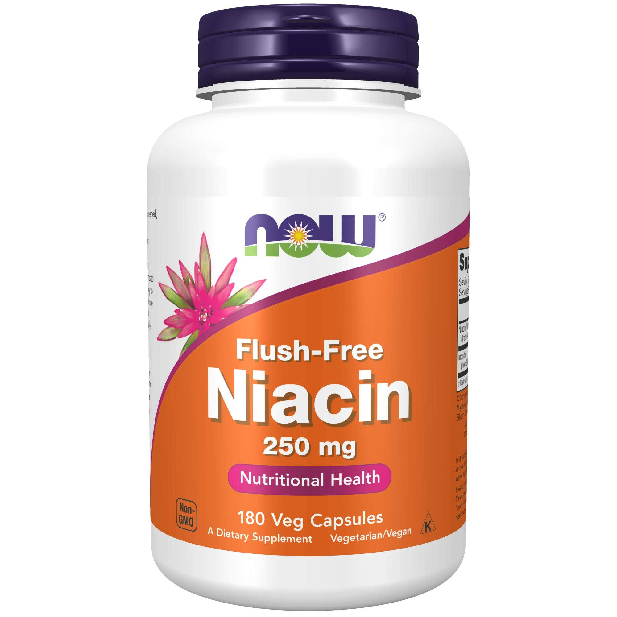 Now Foods Flush-Free Niacin - 250 mg