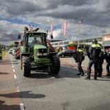 Dutch farmers protest against government plans