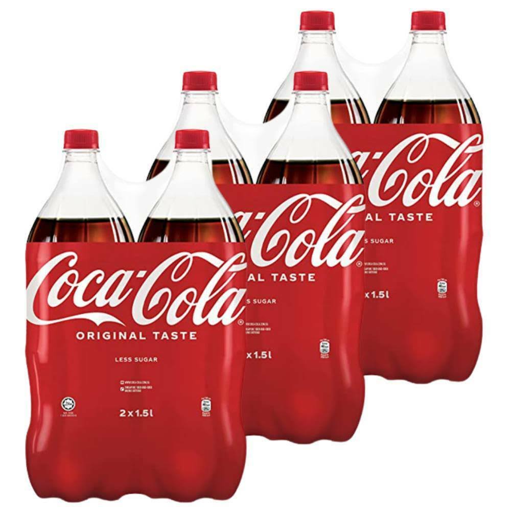 3 x Coca Cola Twin (2X1.5L)