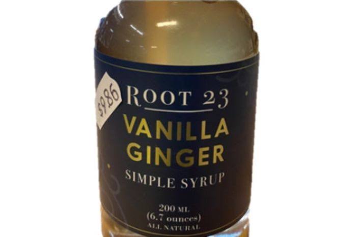 Vanilla Ginger Simple Syrup | Root 23 Syrups