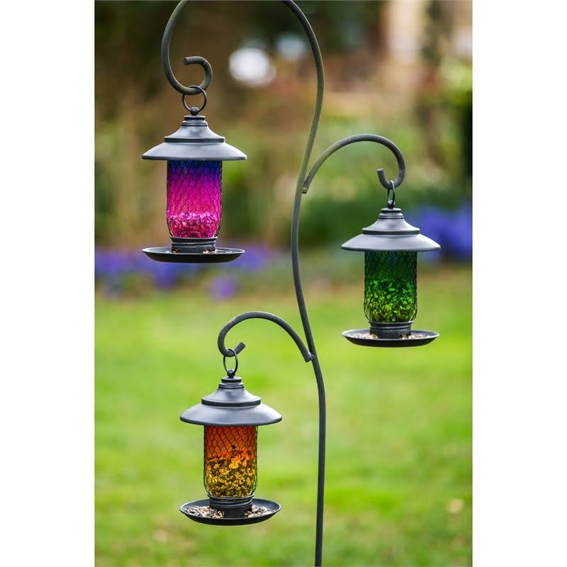 Glass & Metal Bird Feeder, 3 Asst | Lawn & Garden | Delivery Guaranteed | Best Price Guarantee | Free Shipping On All Orders