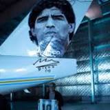 Argentine great Diego Maradona's tribute plane unveiled, set to fly for 2022 Qatar World Cup