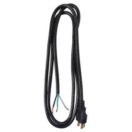 Master Electrician 09706ME Power Supply Replacement Cord - Black, 6'