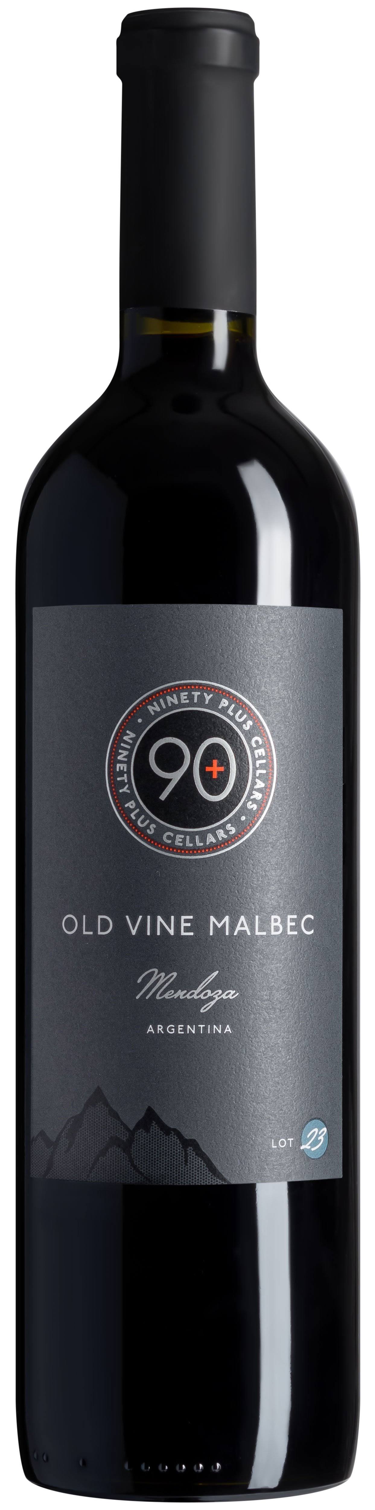90+ Cellars Old Vine Malbec Lot 23 750 ml