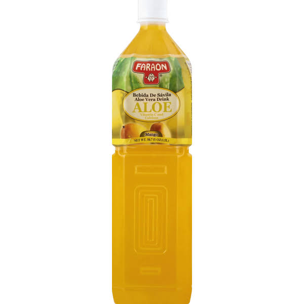 Faraon Aloe Vera Drink - Mango, 50.7oz