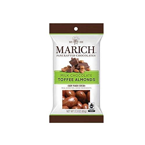 Marich Premium Chocolates - Chocolate Toffee Almonds, 2.3oz