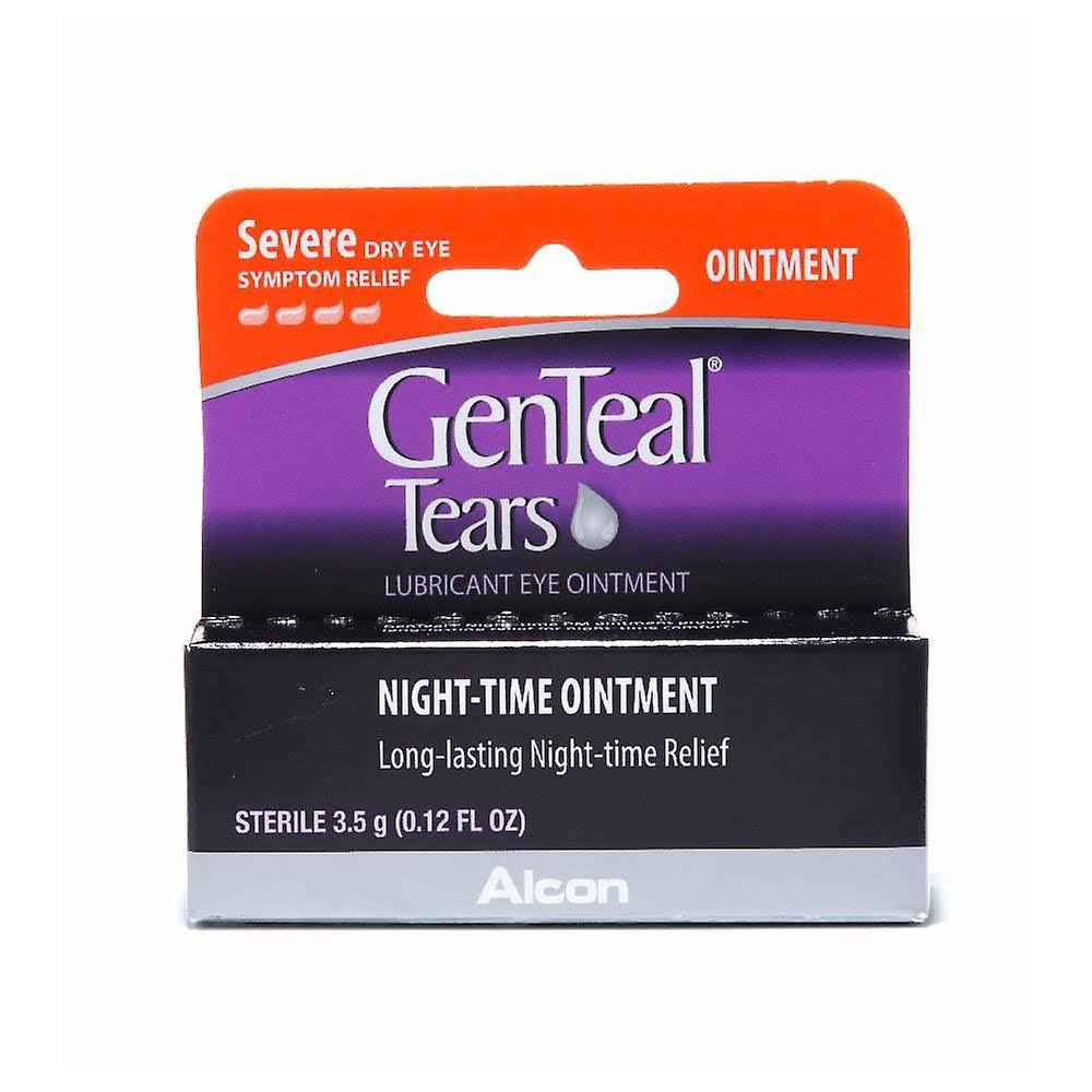 Genteal Tears Nighttime Ointment, Severe Eye Symptom Relief, 0.12 oz