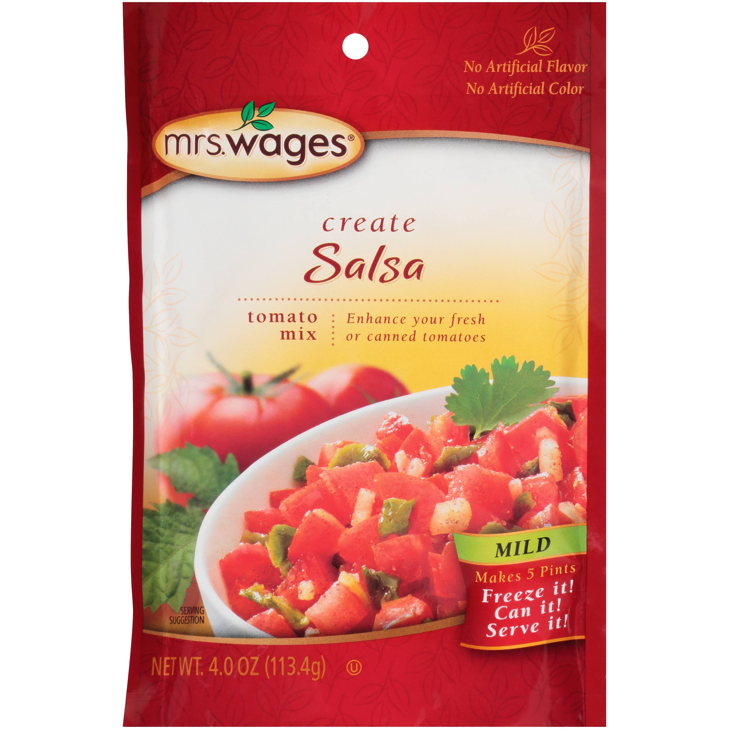 Mrs. Wages Mild Salsa Tomato Mix - 4oz
