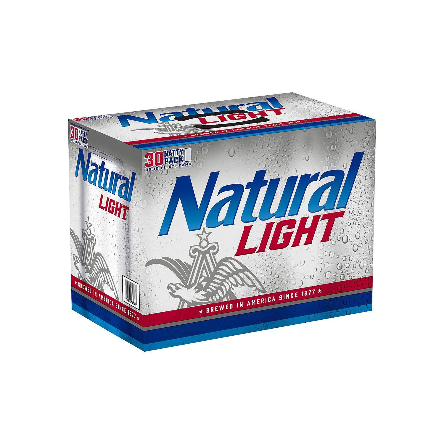 Natural Light Beer, 30 Natty Pack - 30 pack, 12 fl oz cans