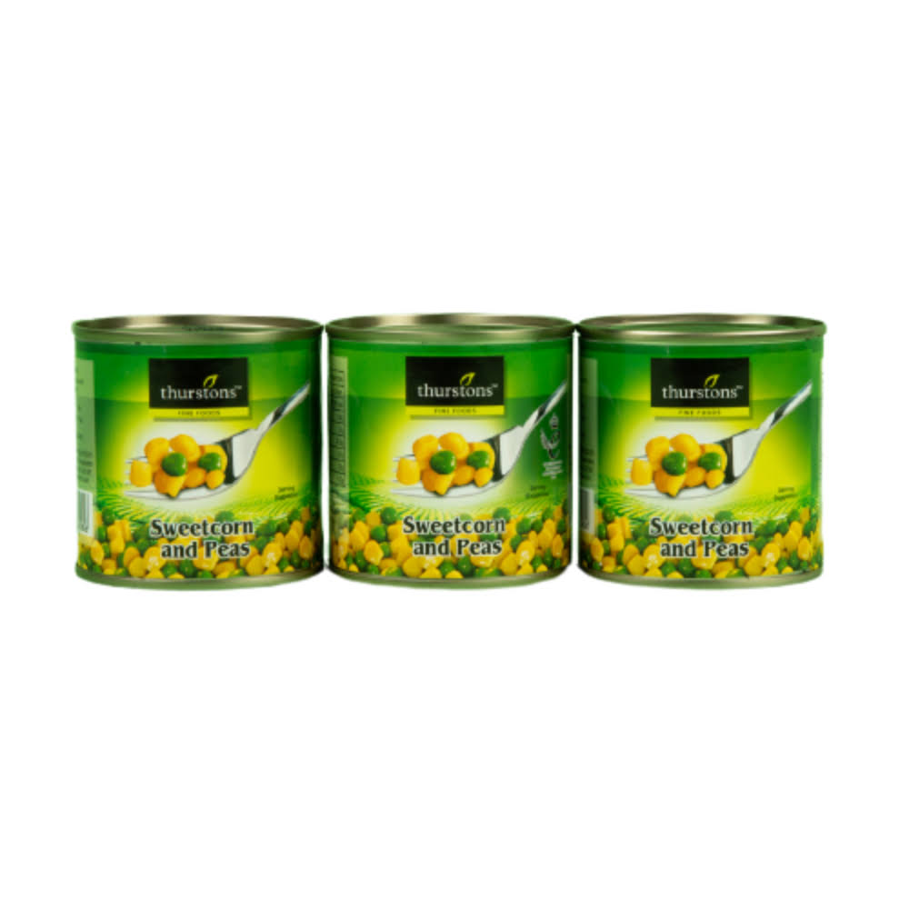 Bargain Foods Thurstons Sweetcorn and Peas 3 Pack 184g