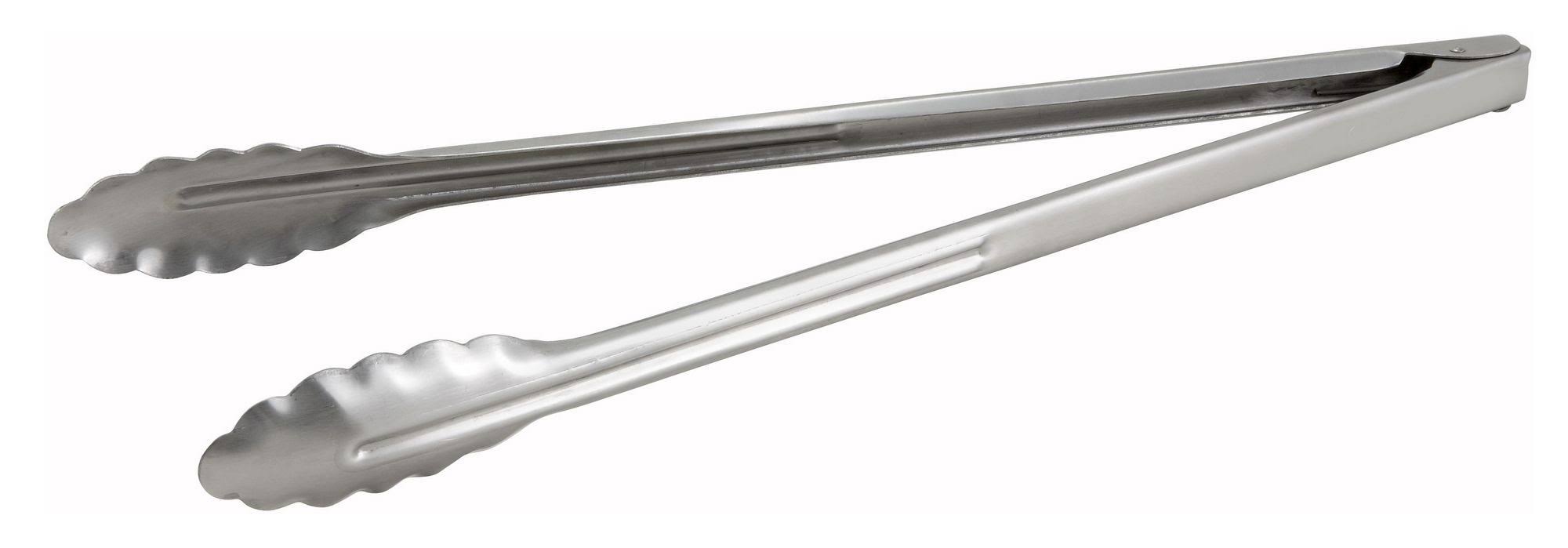 Winco Stainless Steel Utility Tong - 16"