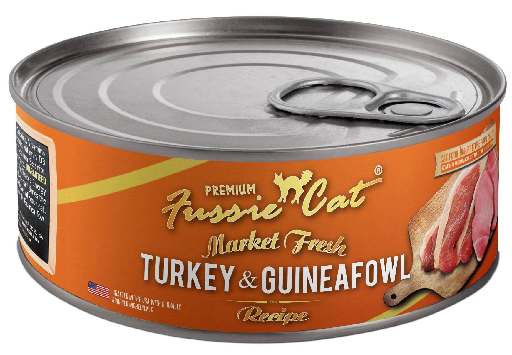 Fussie Cat Premium Market Fresh Turkey & Guineafowl Patè Grain-Free Canned Cat Food