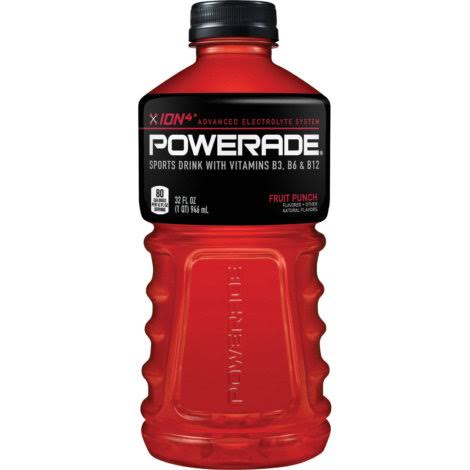Powerade Sports Drink, Fruit Punch - 28 fl oz