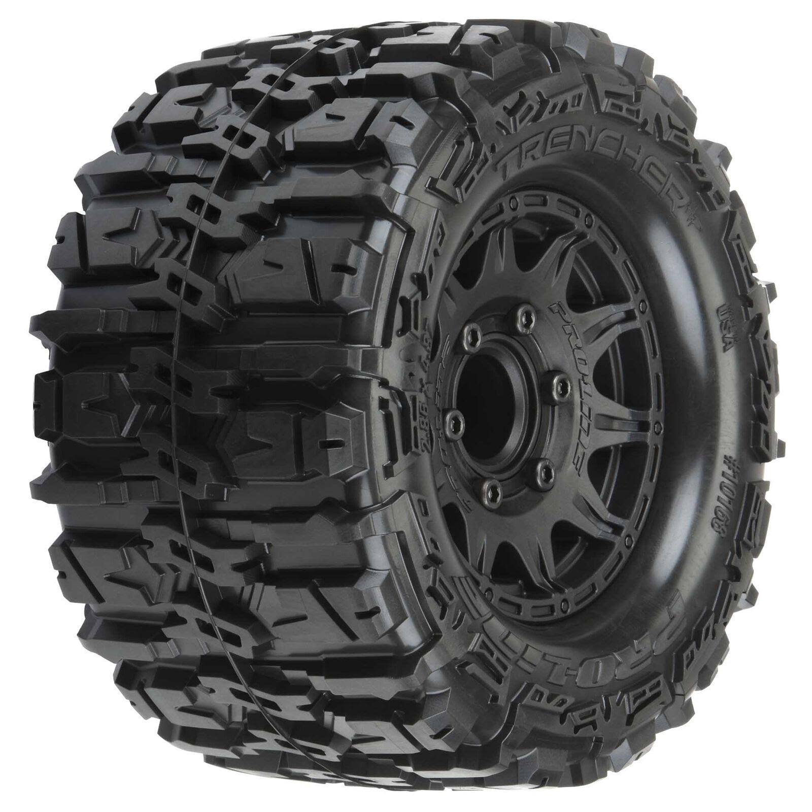 Pro Line Trencher Hp 2 8 All Terrain Belted Truck Tires