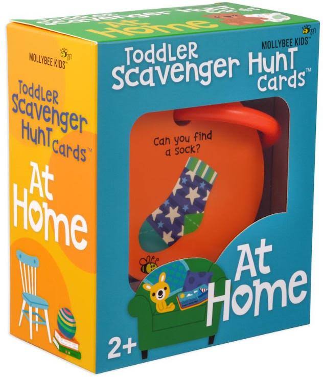 Toddler Scavenger Hunt Cooperative Card Game at Home