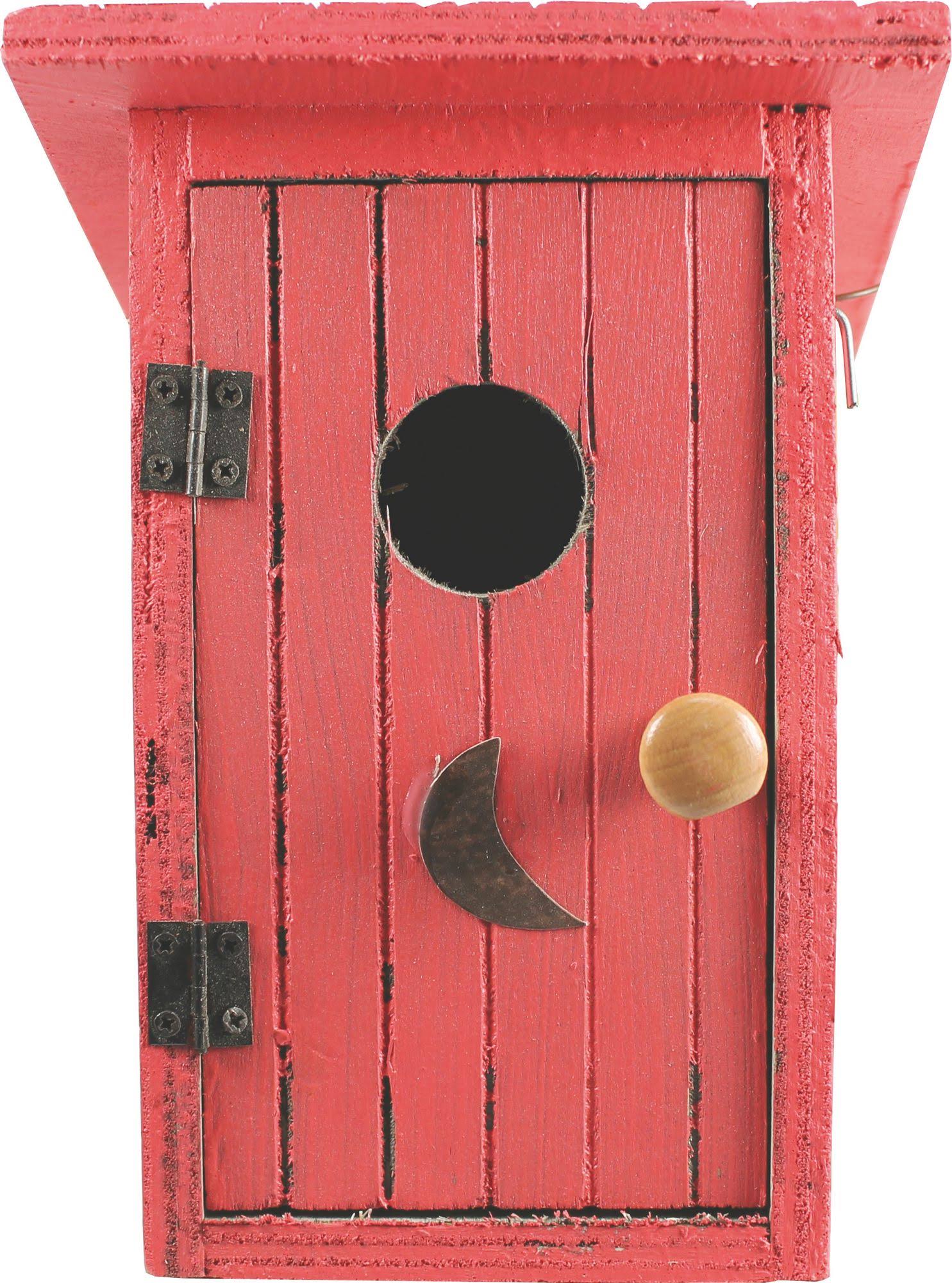 Birdie Loo Birdhouse - Red