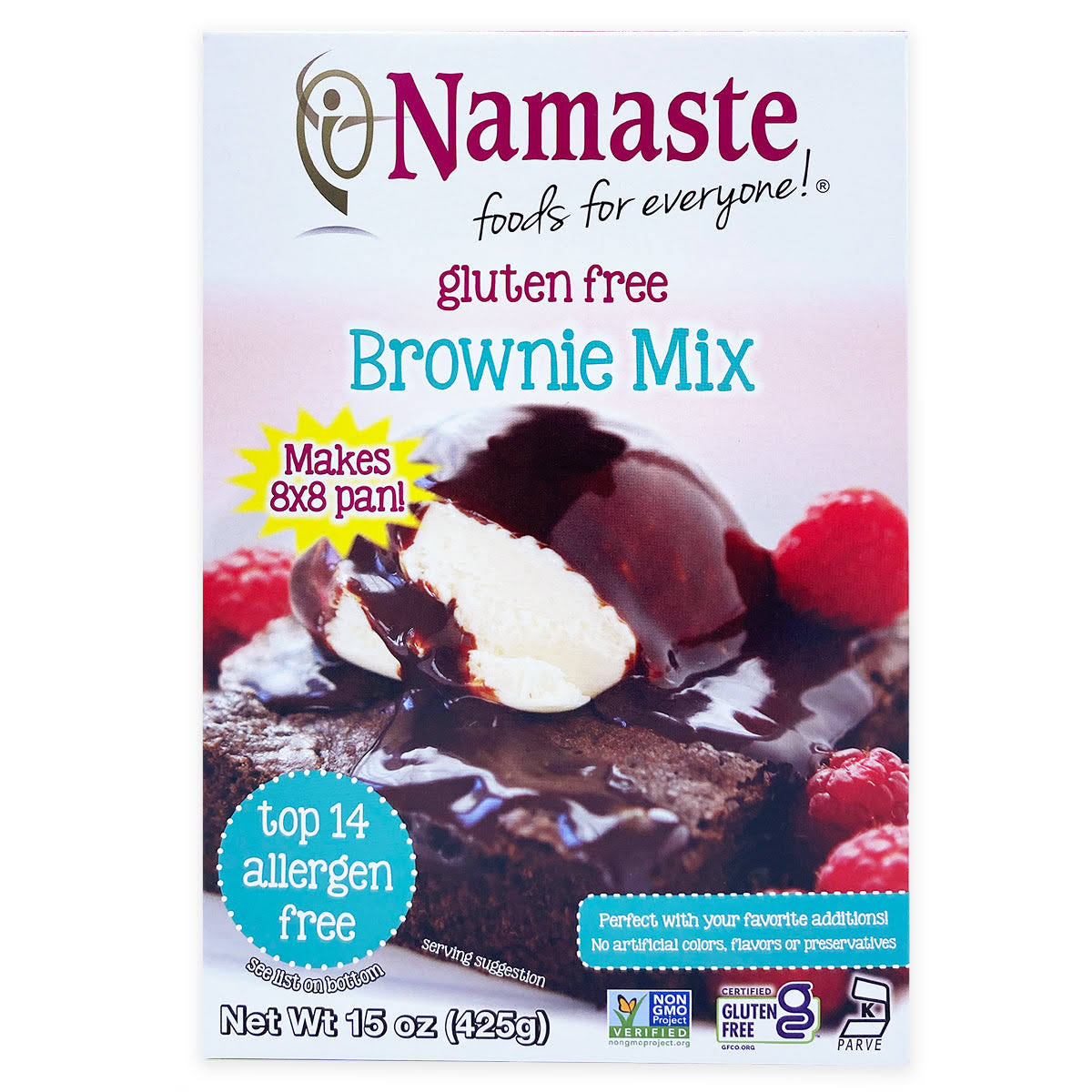 Namaste Foods Gluten Free Brownie Mix - 15 oz