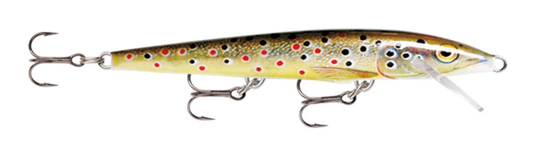 Rapala Original Floater 05 Fishing Lure - Brown Trout, 2"
