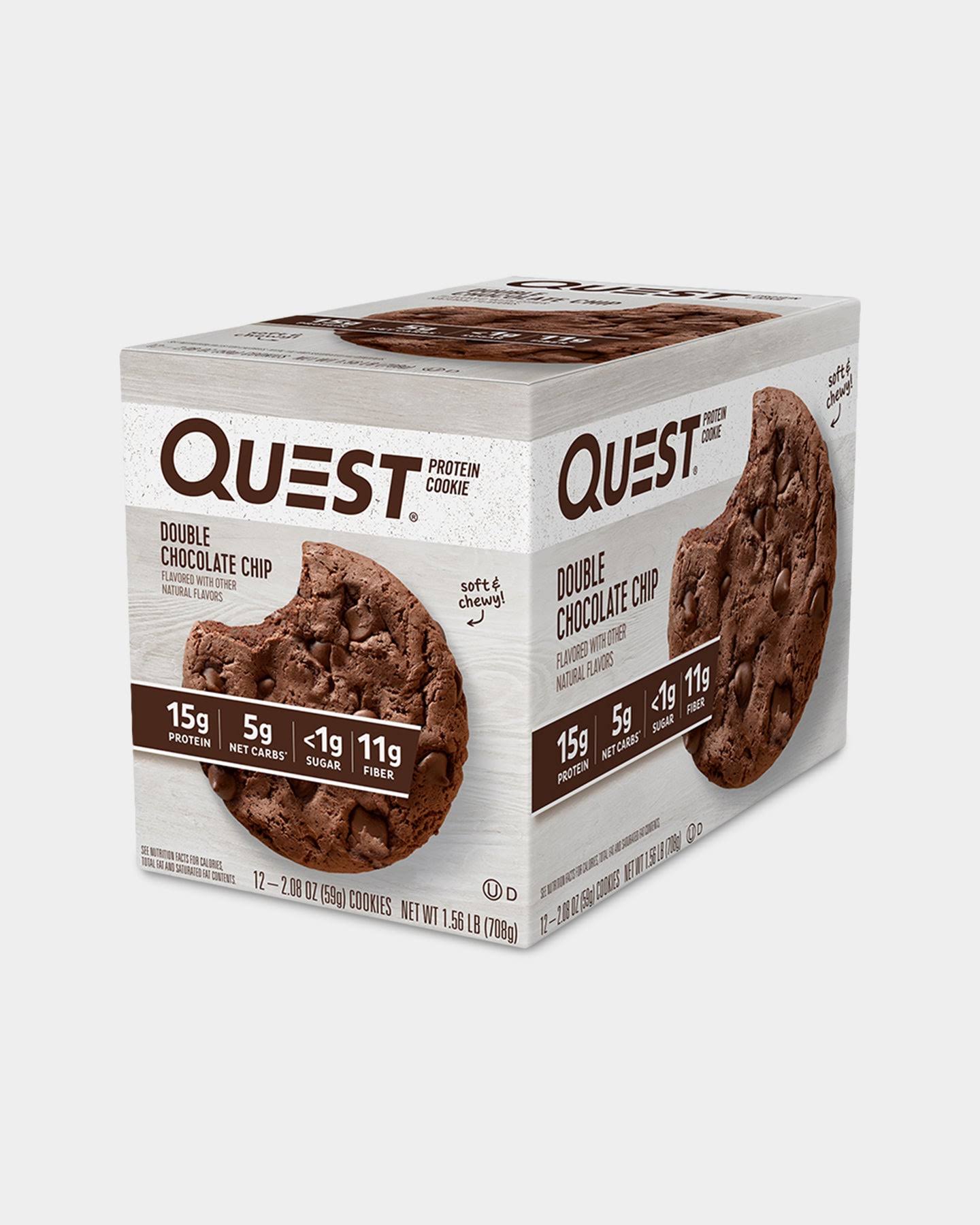 Quest Nutrition Protein Cookie, Double Chocolate Chip - 12 Cookies