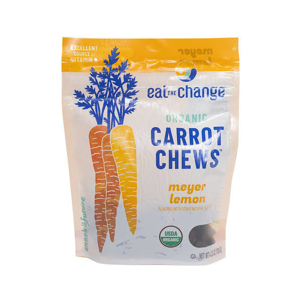 Eat The Change KHRM02203862 4.2 oz Meyer Lemon Organic Carrot Chews
